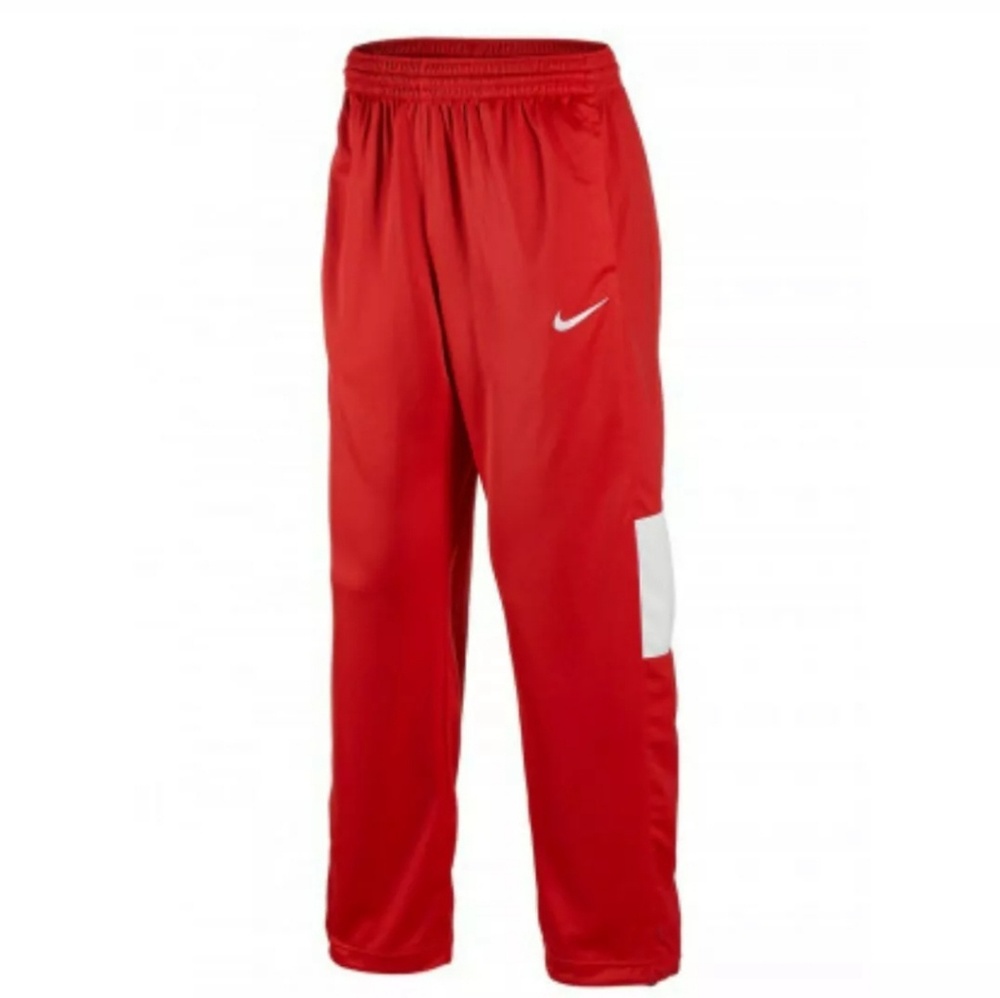 NEW Nike Dri Fit Rivalry Warm Up Pants Red White